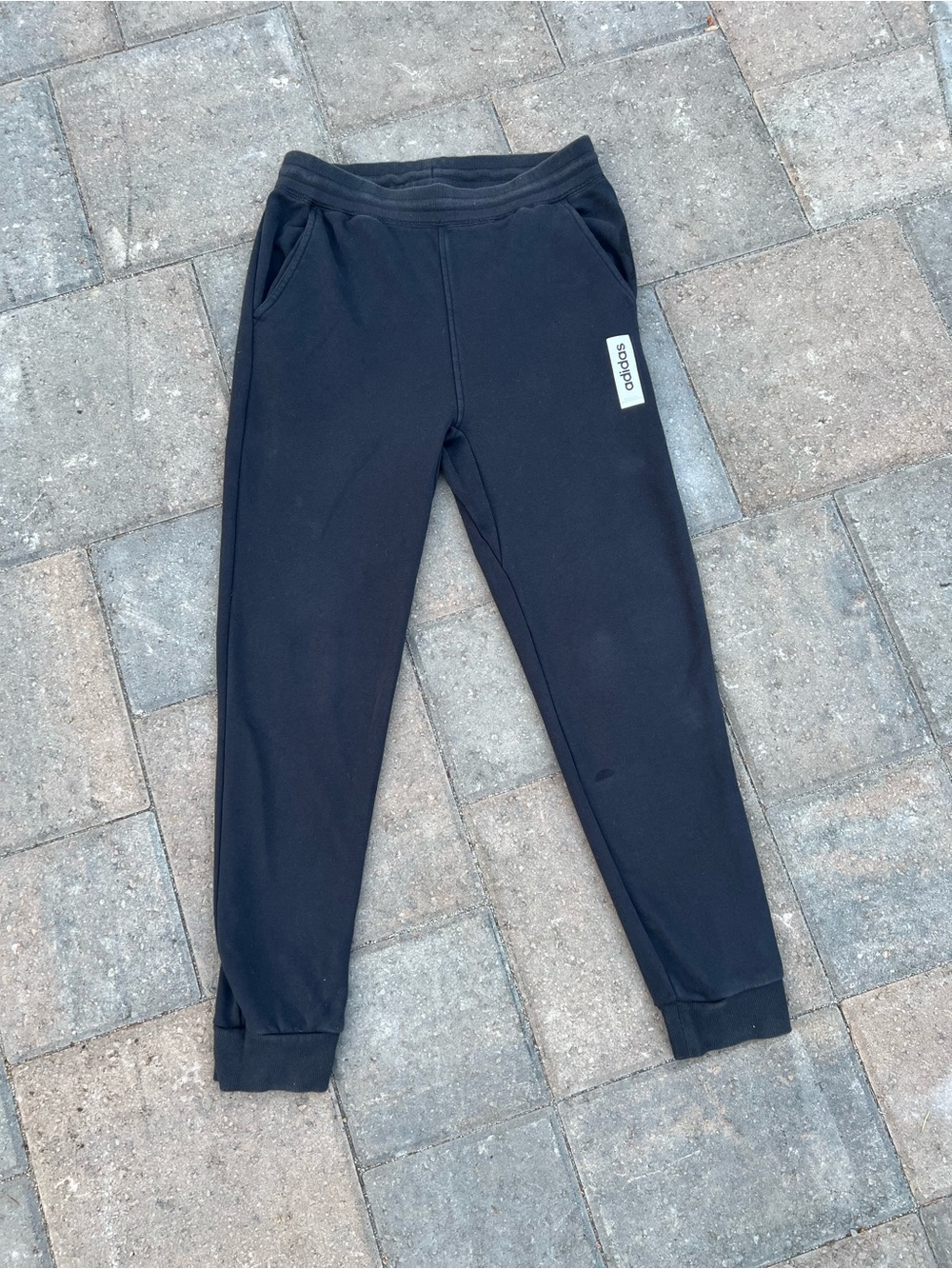 Adidas Men's Brilliant Basics Skinny Track Pants Black Medium
